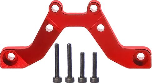 Aluminum Shock Tower Brace for GROM 4X4, 6061-T6 Front/Rear Stabilizer – Compatible with ARRMA 1/14 Typhon, 1/16 Mojave, 1/18 Granite GROM (Anodized Black/Red/Blue) in Saudi Arabia