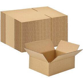 30 Pack 9x6x4 inches Small Shipping Boxes Brown Corrugated Cardboard Boxes for Packing, Mailing, Moving, Business