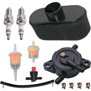 49040-0770 49040-7008 MIU12470 Fuel Pump 11013-0752 Air Filter Fit for Kawasaki FS FR FX Series Engine，Replace for FR541V FR600V FR651V FR691V FR730V FS481V FS541V FS600V FS651V FS691V FS730V Engine