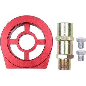 APPERIANPAR OIL OIL/GAUGE FILTER SANDWICH ADAPTER PLATE PLATE PLATE PLATING FOR RACING SPORT JDM