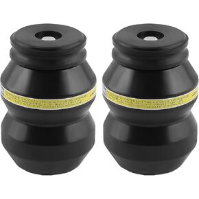 نظام تعزيز التعليق الخلفي MaxPeedingrods لـ Chevrolet Silverado GMC Sierra 2500HD 3500HD 2WD 4WD 2011-2024 حتى 8600 رطل طقم مساعد مطاط