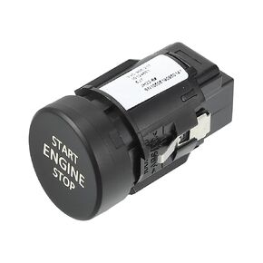 Push Button Starter Switch No.3VD905217 Engine Start Stop Switch Button for Skoda Kodiaq 2017-2021 Black
