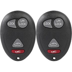 L2C0007T دخول بدون مفتاح مفتاح عن بُعد لـ Buick Century Regal CXL Rendevous CX CXL لـ Oldsmobile Intrigue لـ Pontiac Aztek Grand Prix Se GT GTP 2001-2005 2 PCS 4 Buttons-Scitoo