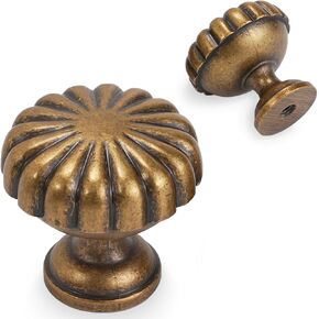 10 Pack 5 inch(128mm) Antique Brass Kitchen Cabinet Handles Cabinet Pulls Drawer Pulls Kitchen Cabinet Hardware Kitchen Handles Drawer Pulls Dresser Handles
