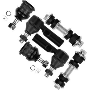 SCITOO 6pcs Suspension Kit 2 Front Steering Sway Bar End Link 2 Outer Tie Rod End 2 Lower Ball Joint fit for Scion xA xB 2004 2005 2006 for Toyota Echo 2000 2001 2002 2003 2004 2005 ES2382 K500118