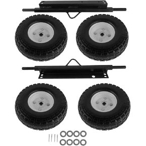 06423ZS9020AH Solid Never Flat Tires All Terrain Wheel Kit Replacement for Honda Generator EU3000is #06423-ZS9-020AH GELUOXI