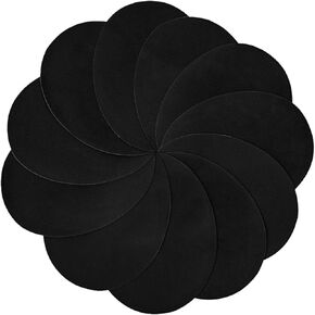 10PCS Elbow Patches, Suede Fabric Black Iron on Patches for Clothes Jeans Jackets Sweaters Shirt, Pants Patches for Holes, Repair Iron on Fabric Applique Patch for Men Women Kids (4.3×5.5 Inch)