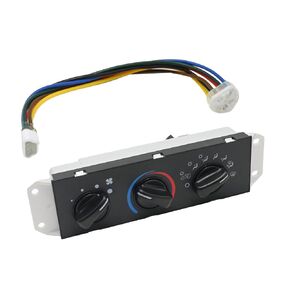 A/C Heater Control Panel Replacement 55037473AB, BL101, HS-373 with Blower Motor Switch Compatible with Jeep Wrangler TJ 1999-2004