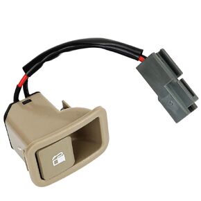Car Fuel Gas Door Release Opener Switch Replacement for Hyundai for Santa 2007-2009 93555-2B000 935552B000WK 93555-2B000J4, Beige