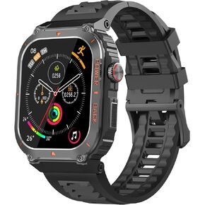Military Smart Watch for Men with Call Function,Fitness Smartwatch for Android Phones and iPhone,Waterproof Fitness Tracker with Blood Oxygen/Heart Rate/Sleep/100+ Sport Modes, Watches for Men