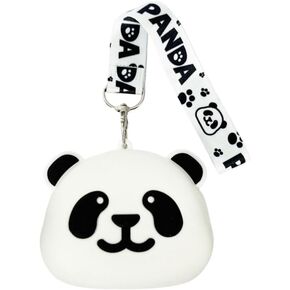 Silicone Mini Coin Purse, Cartoon Animal Coin Purse with Wrist Strap,Little Girl Cartoon Wallet, for Coins, Keys