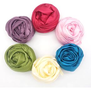 Play Scarves for Kids – 6 Pack Play Silks with Glossy & Matte Texture – Colorful for Toddlers, Montessori Toy for Sensory Play, Pretend Play & Movement