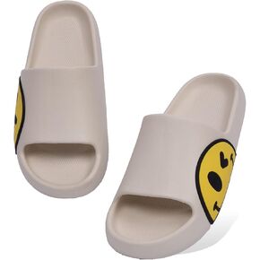 Guyarns Big Kids Cloud slides,Boys Girls Slides Non-slip Summer Beach Pool Shoes Toddler Cartoon Slides Sandals Indoor&Outdoor Garden Slippers Shower Shoes