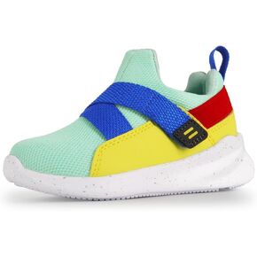 SKYWHEEL Toddler Tennis Shoes Boys Girls Barefoot Slip On Shoes Kids Lightweight Breathable Sports Sneakers for Walking Running
