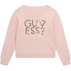 GUESS Girls' Eco Long Sleeve Sweater