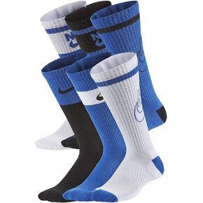 Nike Boys' Everyday Cushioned Crew Socks (6 Pairs)
