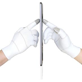 Youneedthat AeroSilver Seamless Touchscreen Gloves – Eczema Relief, Non-Slip Work Glove Liners, Moisture-Wicking, 10/20 Pack