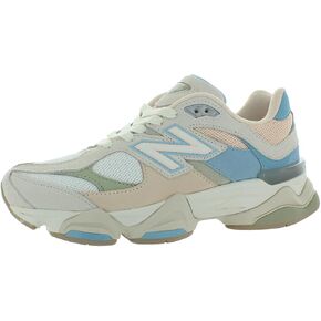 توازن جديد 9060 GS Girls Shoes Size 5 ، Color: White/Beige