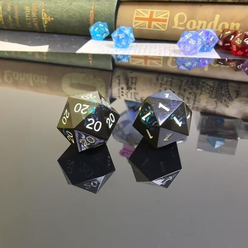 مجموعة النرد Roll of Fate D20 - جميع NAT 20 أو All NAT 1 - مثالية للاعبي D&D الذين يبحثون عن انتصارات أو إخفاقات ملحمية in Kuwait