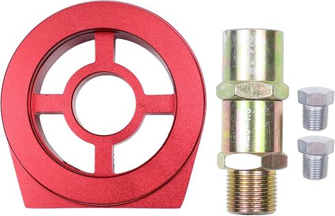 APPERIANPAR OIL OIL/GAUGE FILTER SANDWICH ADAPTER PLATE PLATE PLATE PLATING FOR RACING SPORT JDM in Saudi Arabia
