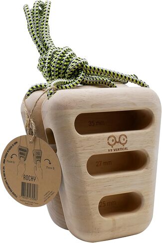 Portable hangboard in Recycled Wood for Rock Climbing in Saudi Arabia