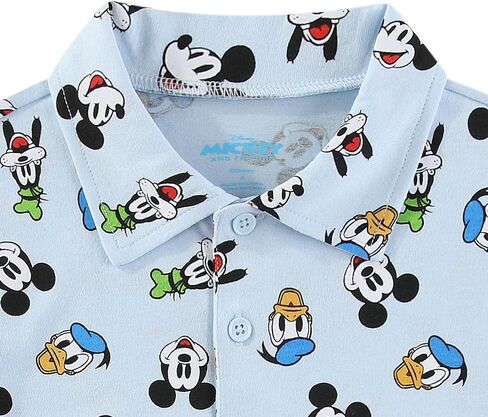Disney Mickey Mouse Toy Story Cars Boys Short Sleeve Polo Shirt for Toddler and Big Kids in Saudi Arabia