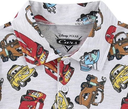 Disney Mickey Mouse Toy Story Cars Boys Short Sleeve Polo Shirt for Toddler and Big Kids in Saudi Arabia