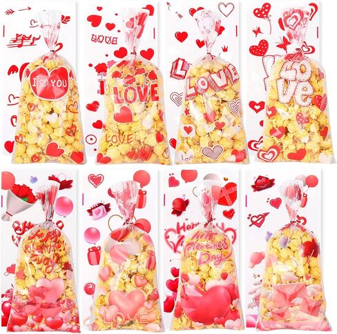 أكياس حلوى السلوفان من Lanfixilly للهالوين، 150 قطعة من أكياس حلوى الهالوين، أكياس حلوى الهالوين، 6 أنماط من أكياس هدايا الهالوين مع أربطة ملتوية لمستلزمات الحفلات الخدعة أو الحلوى in Kuwait