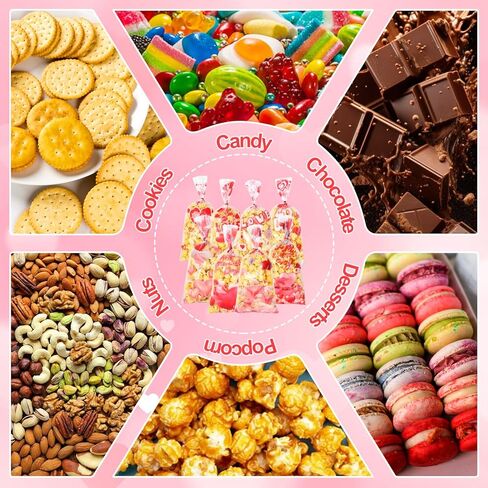 أكياس حلوى السلوفان من Lanfixilly للهالوين، 150 قطعة من أكياس حلوى الهالوين، أكياس حلوى الهالوين، 6 أنماط من أكياس هدايا الهالوين مع أربطة ملتوية لمستلزمات الحفلات الخدعة أو الحلوى in Kuwait