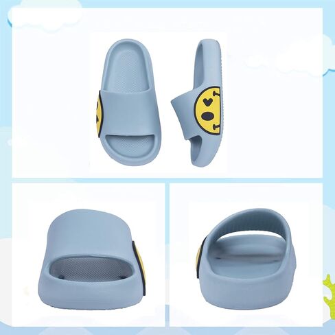 Guyarns Big Kids Cloud Slides ، Boy Boys Girls Slides Non-Summer Summer Beach Pool Shoes Toddler Cartoon Slides Sandals Indoor & Outdoor Garden Slippers Shower Shower in Kuwait