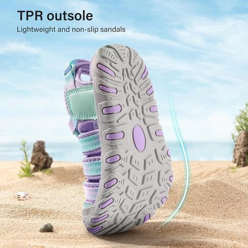Stelle Boys Girls Sport Water Sandals Kids Summer Outdoor Beach Hiking Closed-Toe Athletic Shoes for Toddler/Little/Big Kids in Kuwait