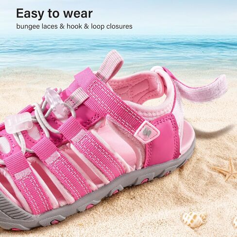 Stelle Boys Girls Sport Water Sandals Kids Summer Outdoor Beach Hiking Closed-Toe Athletic Shoes for Toddler/Little/Big Kids in Kuwait
