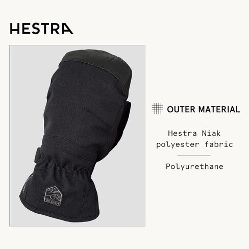 Hestra Gore-Tex Atlas Junior Mitt for Boys & Girls I Insulated Waterproof Mittens for Winter Sports & Cold Weather in Kuwait