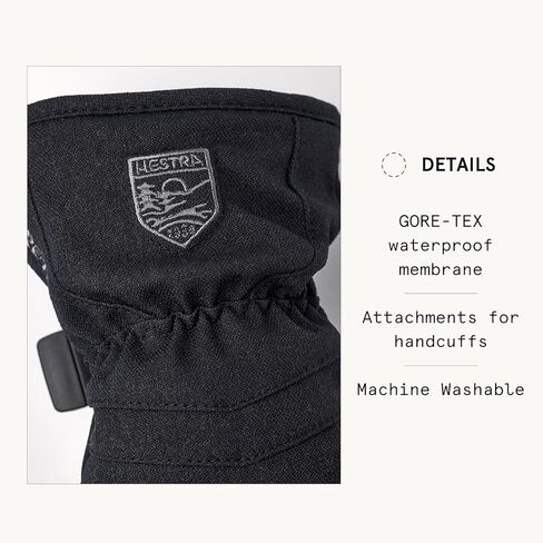 Hestra Gore-Tex Atlas Junior Mitt for Boys & Girls I Insulated Waterproof Mittens for Winter Sports & Cold Weather in Kuwait