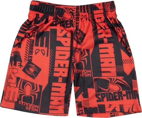 Marvel Spider-Man Boys 3-Piece Superhero Jogger Set - Spidey, Miles Morales Graphic T-Shirt, Shorts, & Sweatpants Bundle in Saudi Arabia