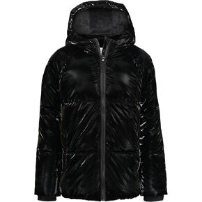 Calvin Klein Girls' Short Length Hooded Winter Puffer Jacket with Fleece Lining