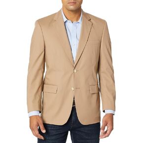Palm Beach Men's Bradley Khaki Poplin Suit Separate Jacket