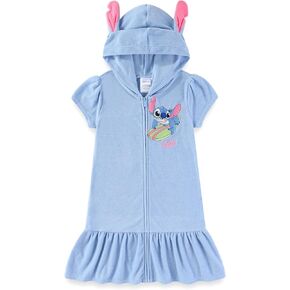 ديزني ليلو آند غرز جيرلز تغطية ملابس السباحة مع أذني رداء شاطئ Zip-up for Big Kids