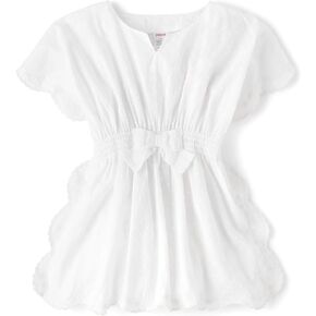 Gymboree Girls' and Toddler Short Sleeve Swim Coverup