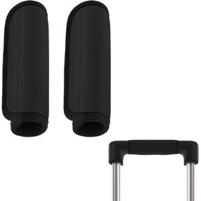 2Pack Luggage Handle Wraps for Dorcase ، معرفات الأمتعة الناعمة Rose Red Res