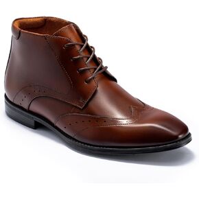 Holy dove Mens Dress Boots,Premium Leather Oxford Chukka, Waterproof Non-Slip Business Boots for Men‌‌