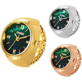 Weicam 3Pcs Elegant Finger Watch Set for Women Wholesale Stylish Adjustable Ring Watch