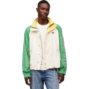 Tommy Jeans Men Men Lightweighted Rooded Colorbroof Colorbreaker Jacket
