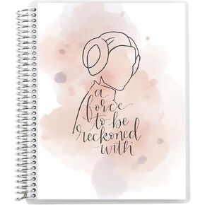 Erin Condren 8.5" X 11" Spiral Bound College Ruled Notebook - Kaleidoscope Colorful, 160 Lined Page Note Taking & Writing Notebook, 80Lb Thick Paper, Stickers Included