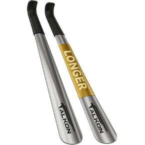 FALKON Shoe Horn Long Handle- 16.5" Metal Shoe Horn Sets for Men, Women and Children