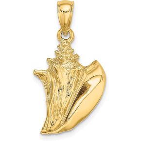 Avariah 14K Yellow Gold 3-D Conch Shell Charm - 26mm