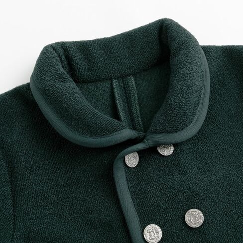 Simplee Kids Girls Girls Dress Button Frait Button Coats Winter Coats Long Sleeve Outerwear مع جيوب 4-14YEAR in Saudi Arabia