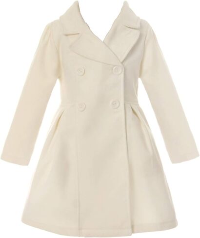 iGirlDress Coat Long Sleeve Button Pocket Long Winter Coat Outerwear in Saudi Arabia