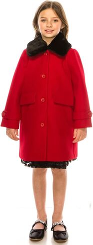 iGirlDress Coat Long Sleeve Button Pocket Long Winter Coat Outerwear in Saudi Arabia