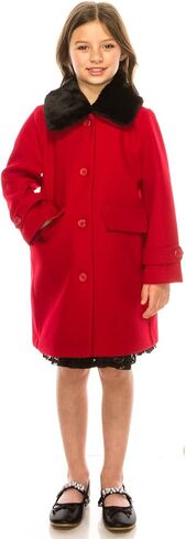 iGirlDress Coat Long Sleeve Button Pocket Long Winter Coat Outerwear in Saudi Arabia